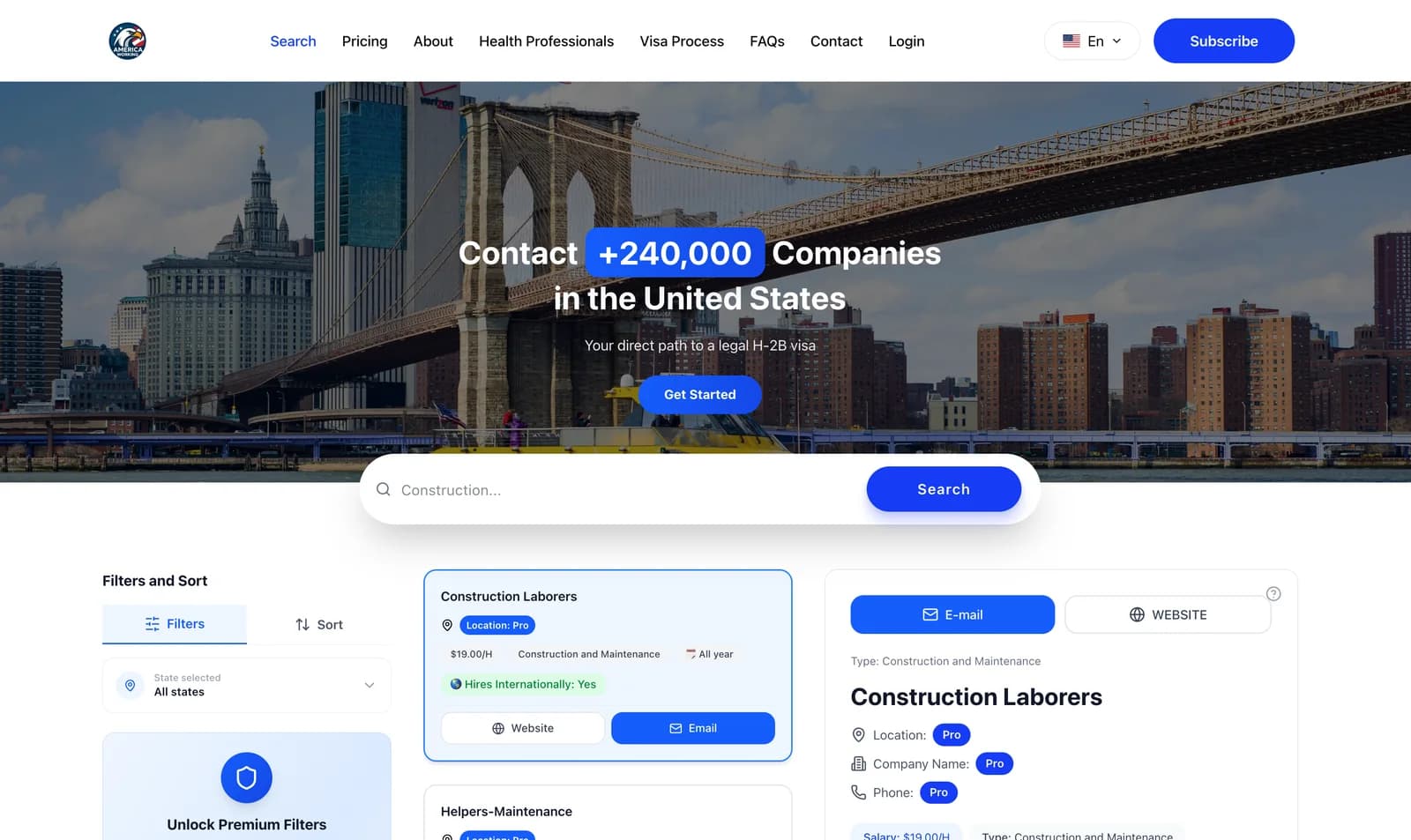 America Working case study