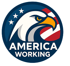 America Working Logo